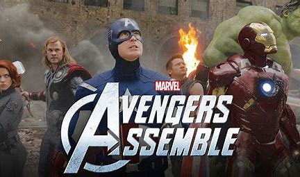 Main 6 Avengers showing teamwork in Avengers Assemble